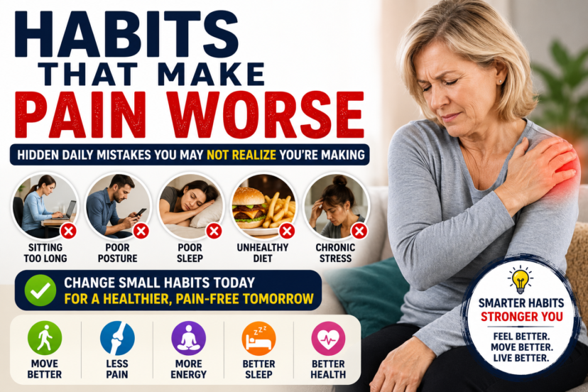 habits that make pain worse