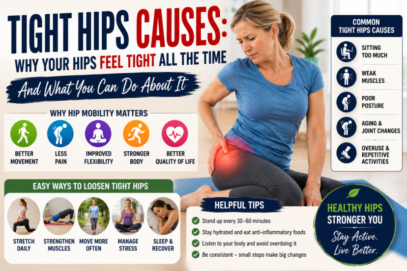 tight hips causes