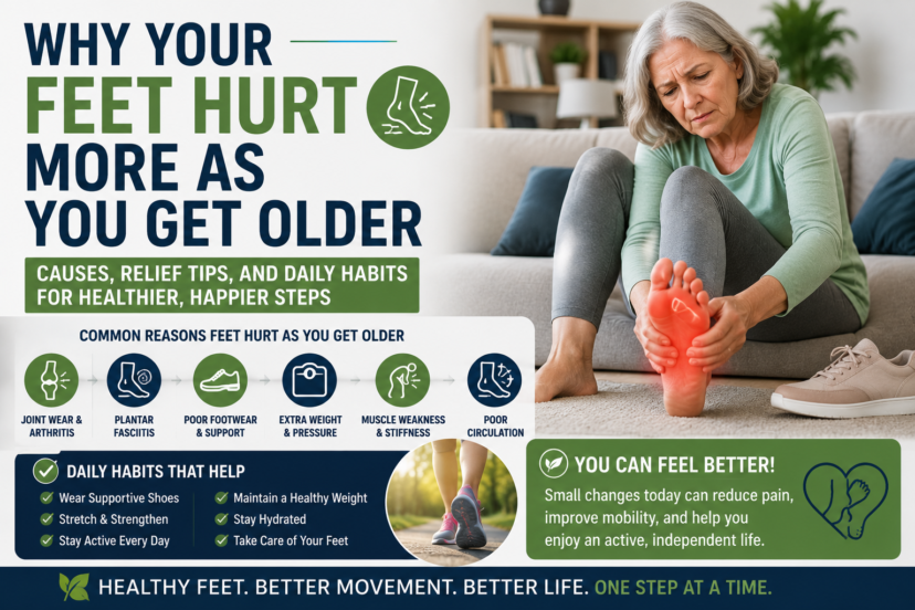 feet hurt as you get older