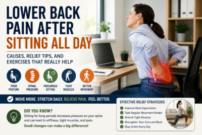 lower back pain after sitting