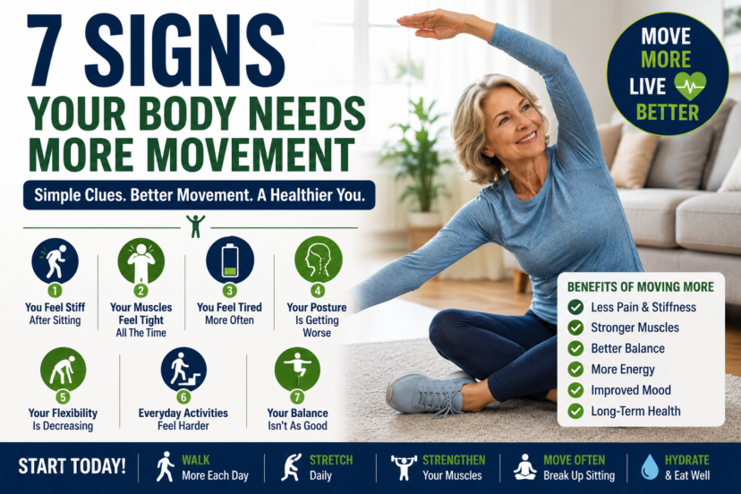 signs your body needs more movement