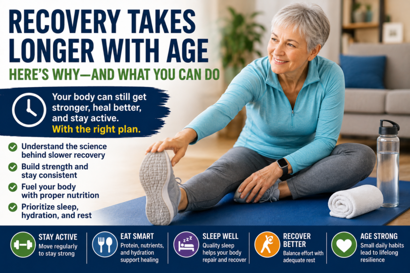 recovery takes longer with age