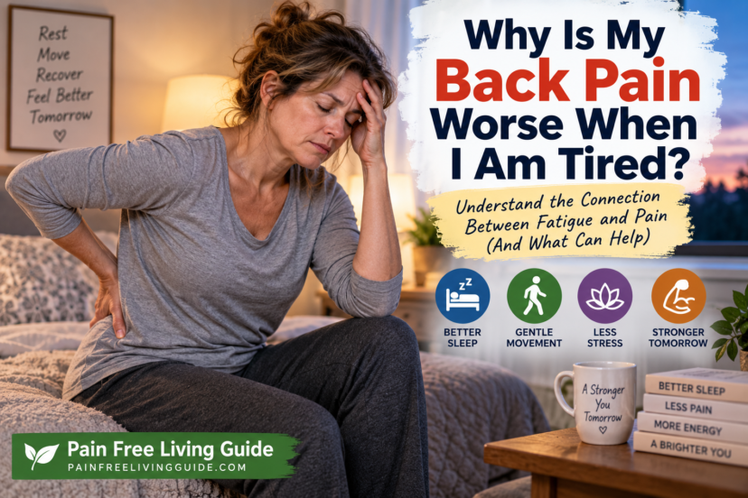 why is my back pain worse when I am tired